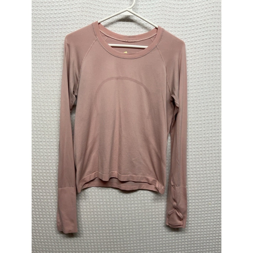 Lululemon Swiftly Tech Long Sleeve 2.0 Race Size 10 Flush Pink